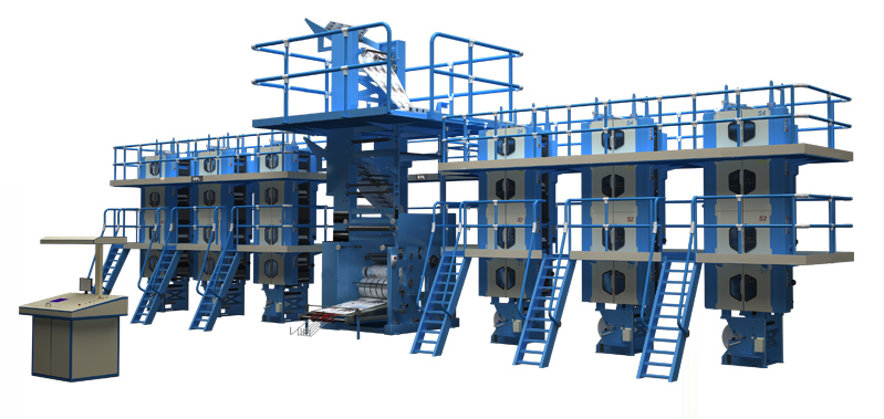 Blue Print Line Newspaper / Coldset 24 Page newspaper printing machine