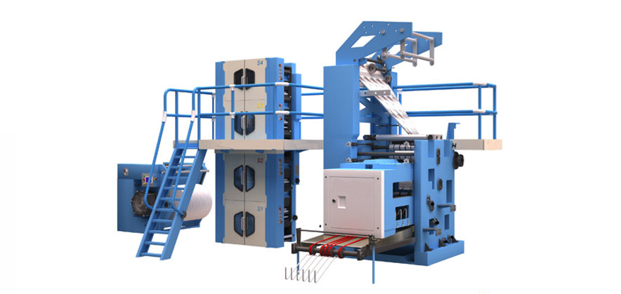 Blue Print Line Newspaper / Coldset 4 Page Newspaper Printing Machine