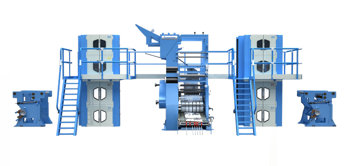 Blue Print Line Newspaper / Coldset 8 Page newspaper printing machine