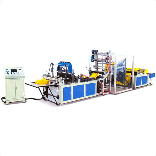 Blue Print Line Non woven bag making Non Woven Bag Making Machine