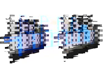 Blue Print Line Sheet Fed / Offset Four Color Printing Machine