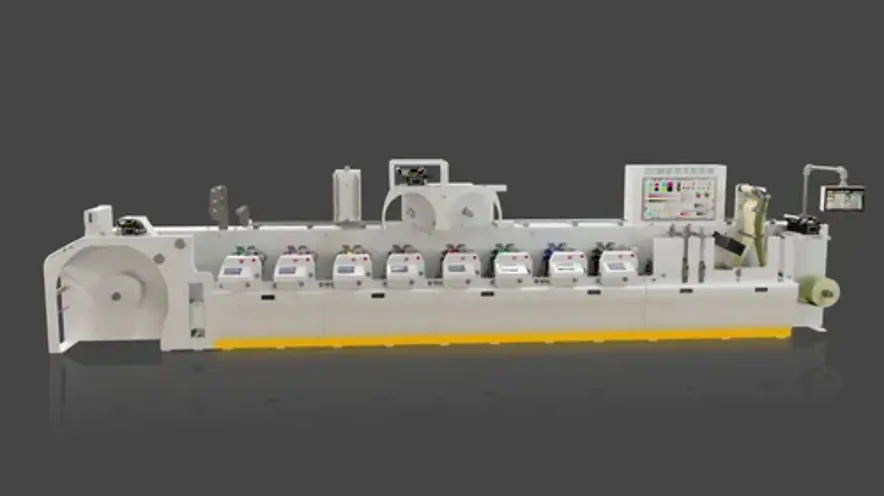 Dhani Ultratech Label Printing Multi Color Flexographic Label Printing Press Machine