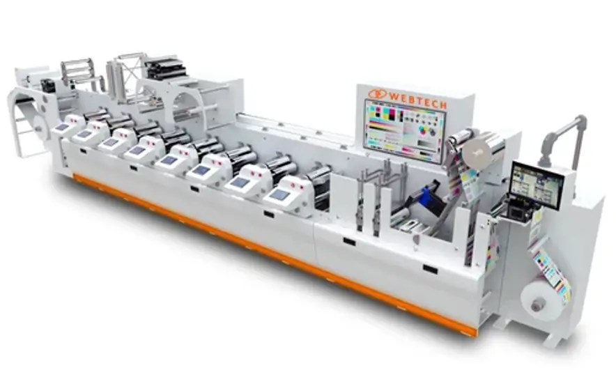 Dhani Ultratech Label Printing Multi Color Flexographic Label Printing Press Machine