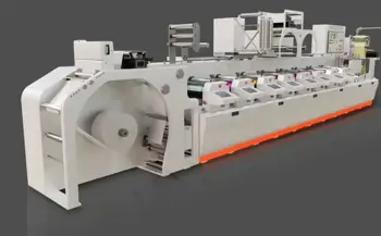 Dhani Ultratech Label Printing Multi Color Flexographic Label Printing Press Machine