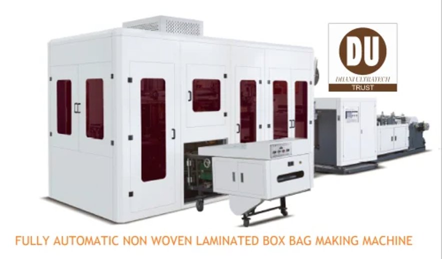 Dhani Ultratech Non woven bag making Fully automatic non woven laminated box bag making machine