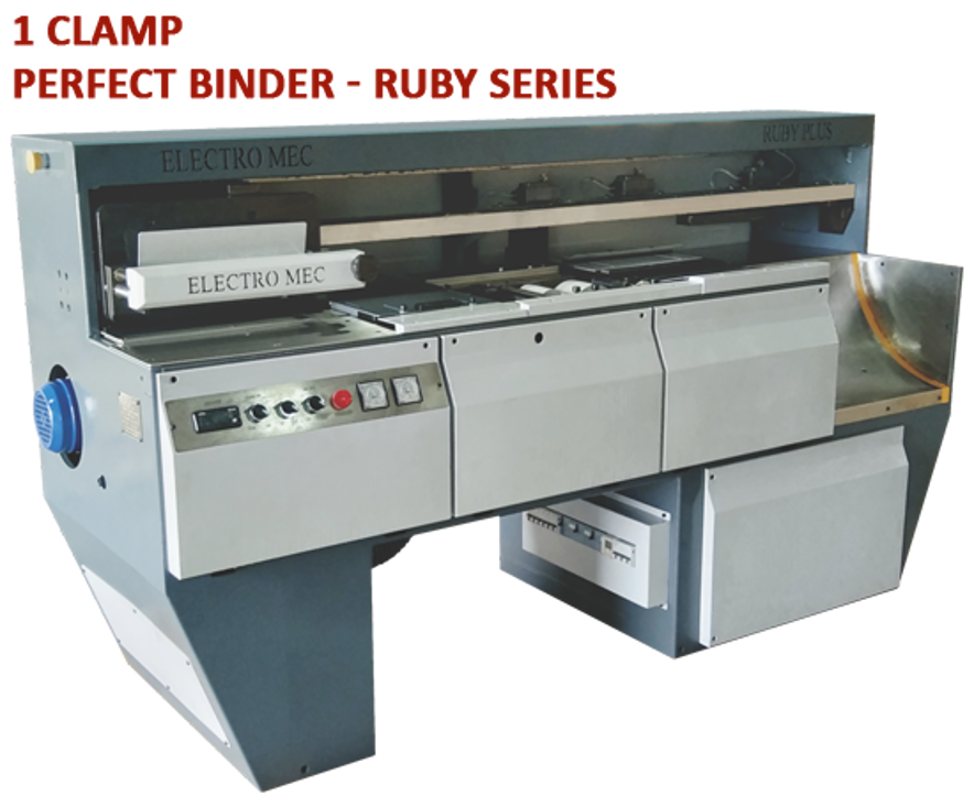 Electro Mec Perfect Binder and Gatherer 1 Clamp Perfect Binder 650 CPH