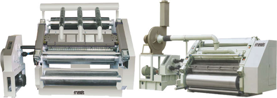 Friends Engineering Company Corrugated Box Machines Fingerless Corrugation Machine