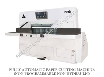 Friends Engineering Company Paper/Sheet Cutting Machines Fully Automatic Paper Cutting Machine
