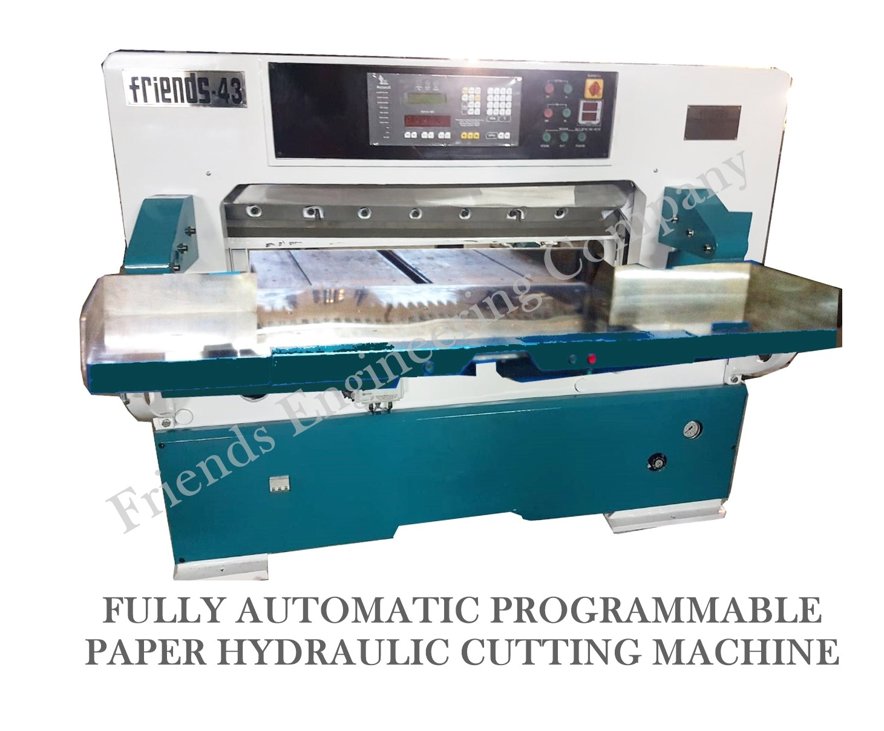 Friends Engineering Company Paper/Sheet Cutting Machines Fully Automatic Paper Cutting Machine