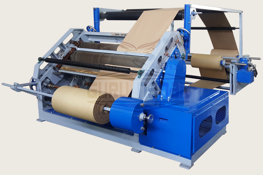 Guru Nanak Corrugation Machine Single Face High Speed Paper Corrugating Machine