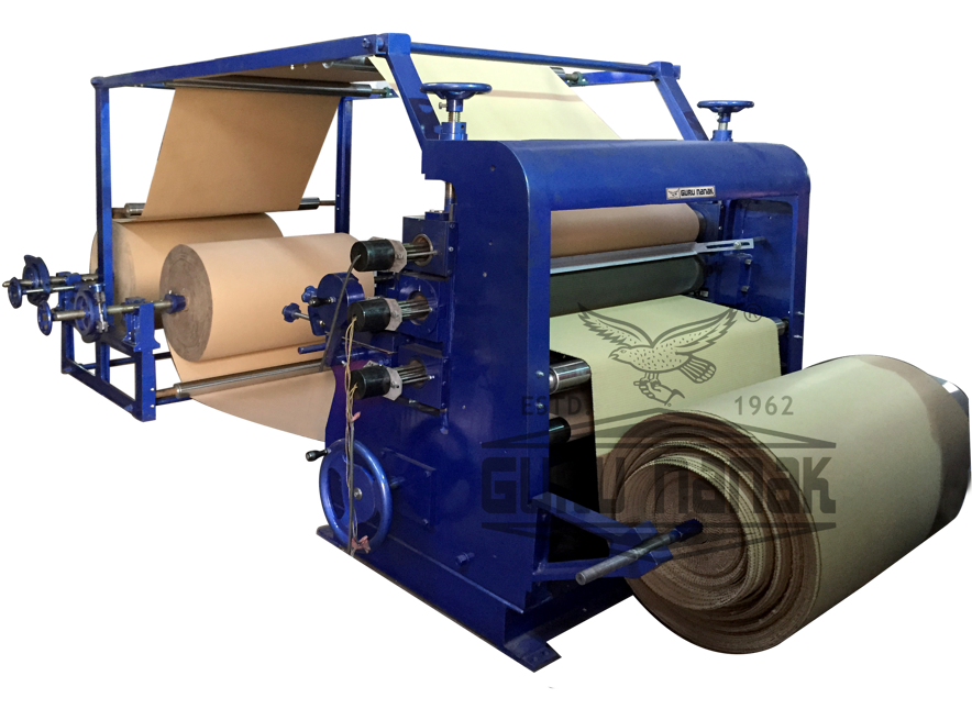 Guru Nanak Corrugation Machine Single face Paper Corrugating Machine Vertical Type