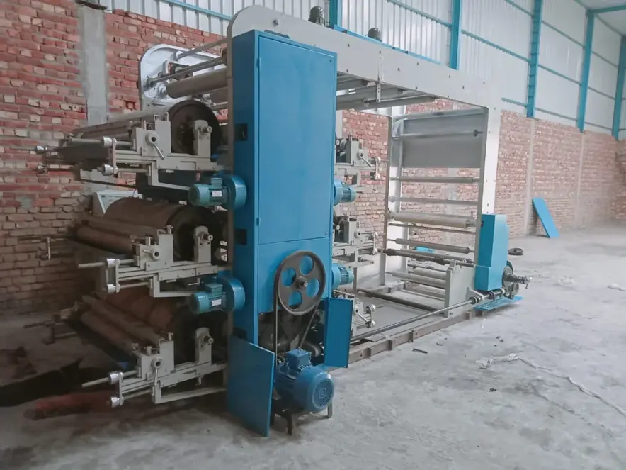 Happy Mechanical Works Flexographic equipment 6 Colour Flexo Printing