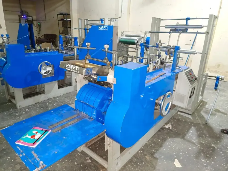 Happy Mechanical Works Paper Bag Making Food Bag Making Machine
