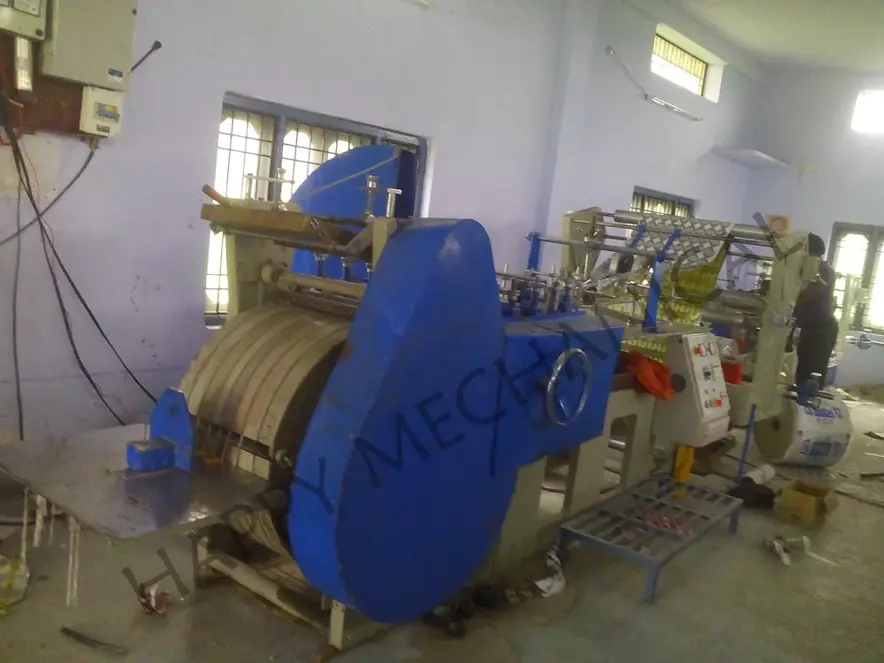 Happy Mechanical Works Paper Bag Making Groceries Paper Bag