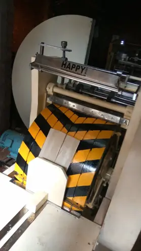 Happy Mechanical Works Paper Bag Making Groceries Paper Bag