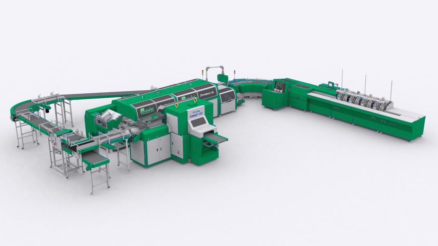 Impel Services Pvt Ltd Perfect Binder Freedom Bindline – High-Speed Inline Binding Line