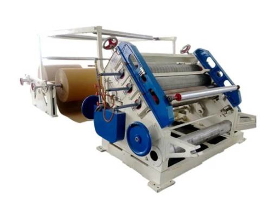 Monu Graphics Corrugation Machine Single Facer Paper Corrugating Machine