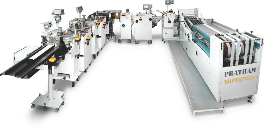 Pratham Technologies Pvt Ltd Outsert Folding Machine Round Pile Feeder RPF 53