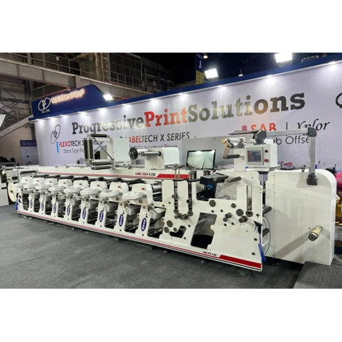 Webtech Flexo Fully Servo Controlled Narrow Web Flexographic Label