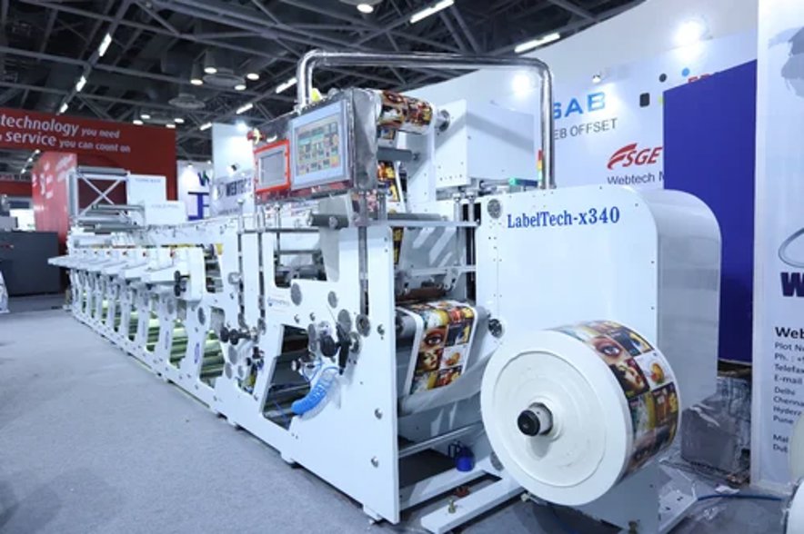 Webtech Flexo Multi Color Flexo Label Printing Press