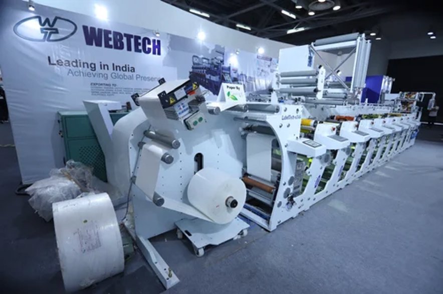 Webtech Flexo Multi Color Flexo Label Printing Press
