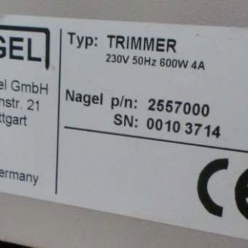 Booklet machines Nagel Foldnak 8