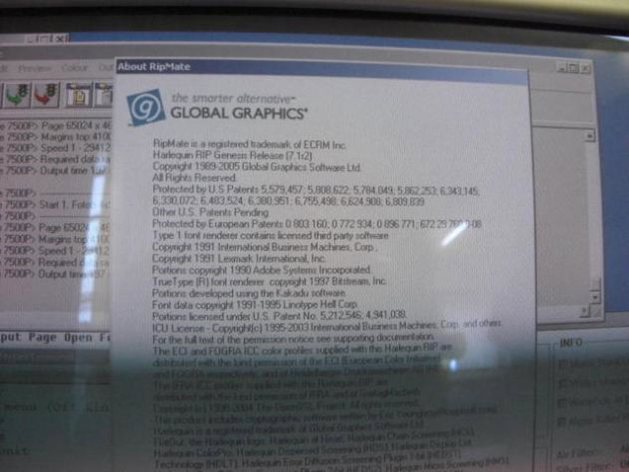 CTP systems Esko DotMate7500