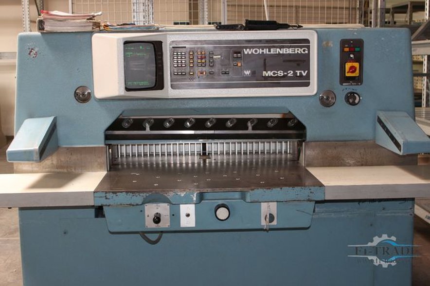 Cutting Machine Wohlenberg 92 MCS-TV