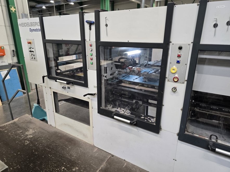 Die cutting Heidelberg Dymatrix 105 CS