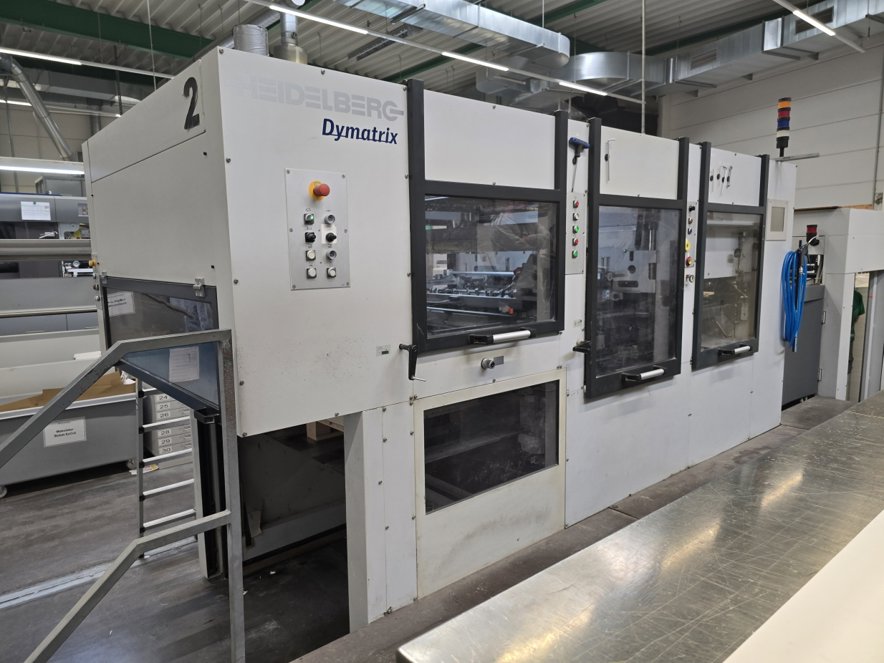 Die cutting Heidelberg Dymatrix 105 CS