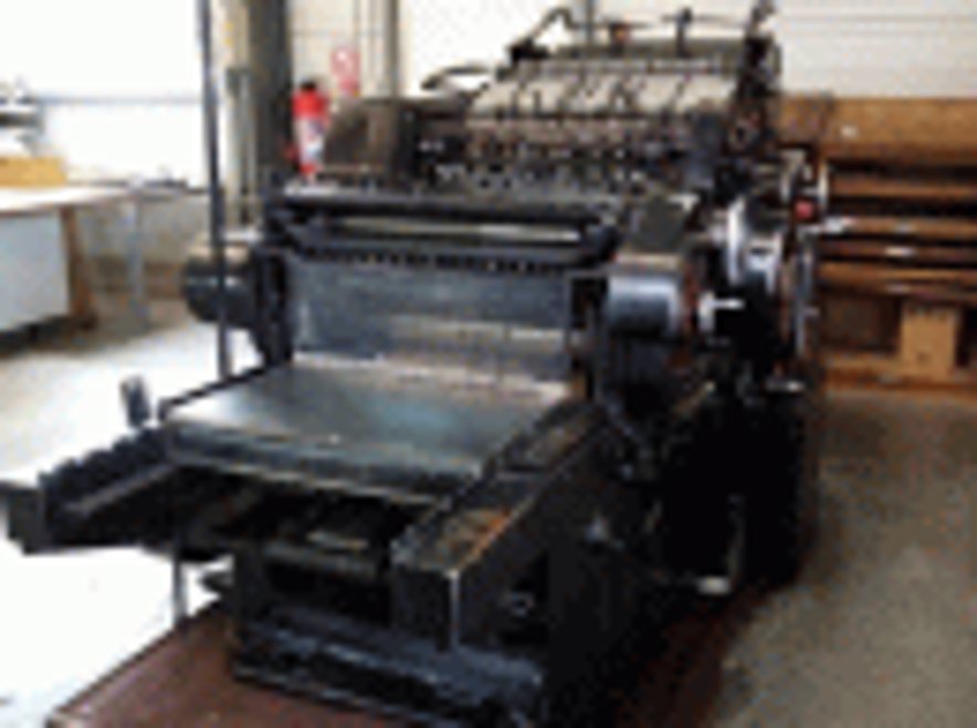 Die cutting Heidelberg KSBA