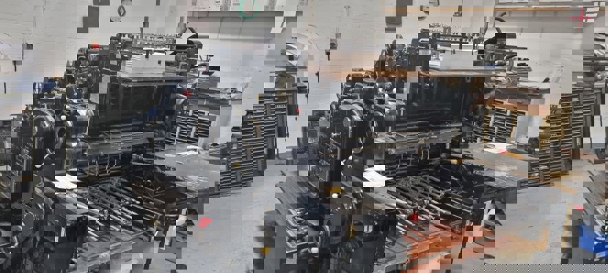 Die cutting Heidelberg SB 540 x 770 mm Cutting & Creasing Cylinder with Ink Units