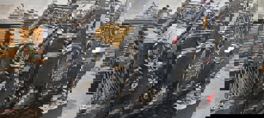 Die cutting Heidelberg SB 540 x 770 mm Cutting & Creasing Cylinder with Ink Units