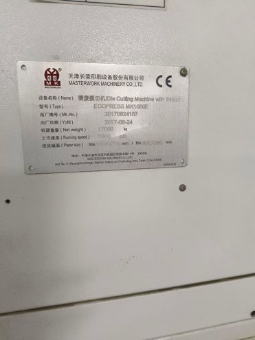 Die cutting MK 1050E