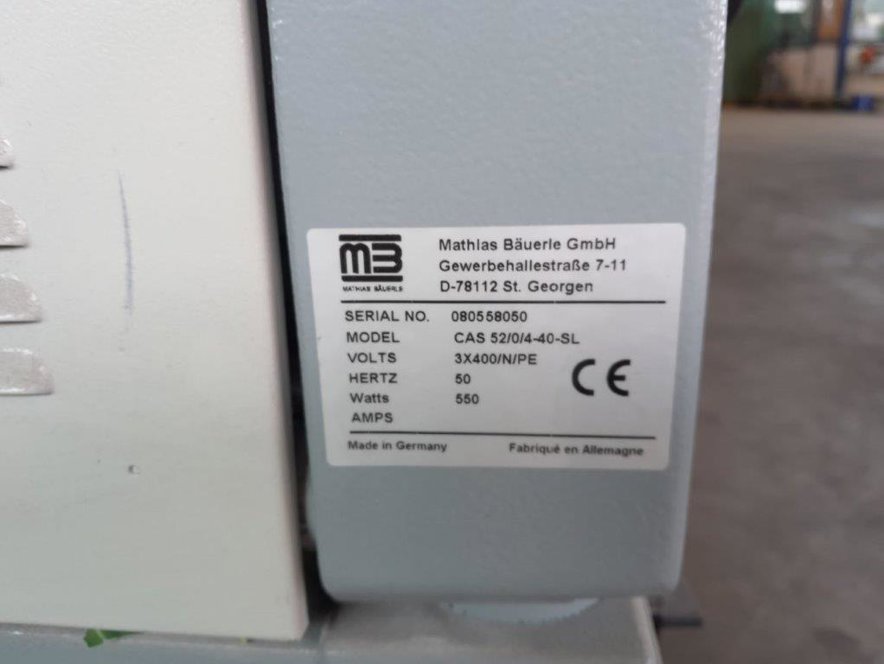 Folding Machine Matthias Baeuerle CAS 52‑0‑4‑40‑SL