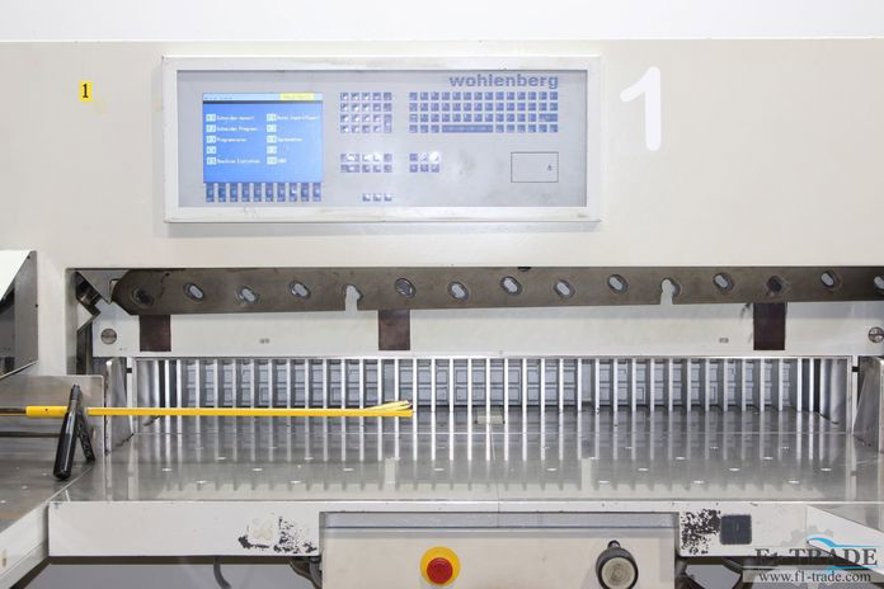 Guillotines Wohlenberg 137 Cutting Line