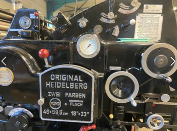 Heidelberg Cylinder KSBAZ Printing Machinery, 1965, Isère, France