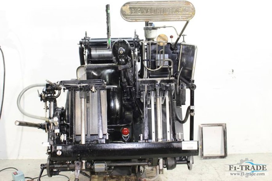 Letterpress Heidelberg OHT