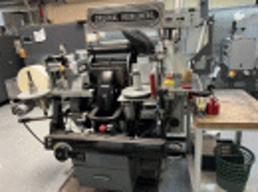 Letterpress Heidelberg OHT Roll Label