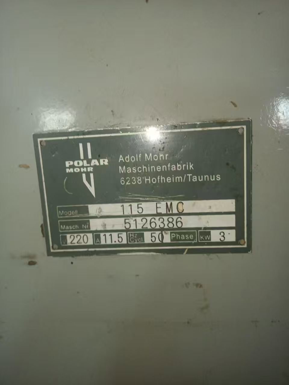 Paper/Sheet Cutting Machines Polar 115 EMC