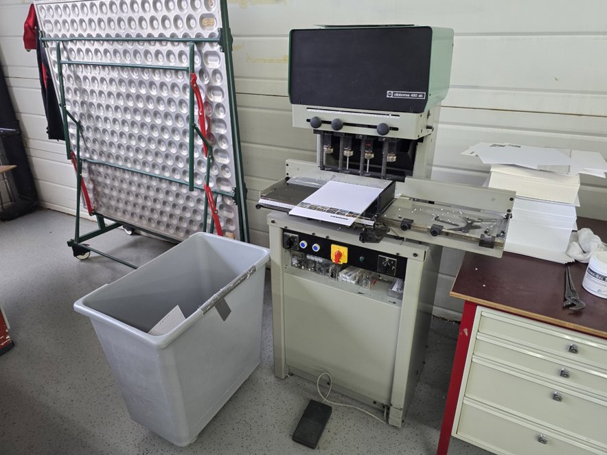 Paper drilling machine Nagel Citoborma 480 AB