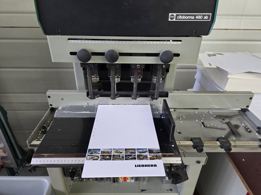 Paper drilling machine Nagel Citoborma 480 AB