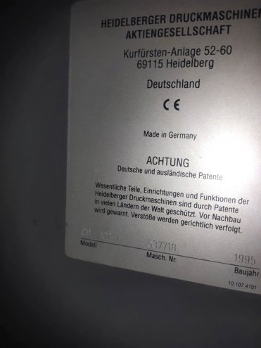 Sheet Fed / Offset Heidelberg CD 102-4