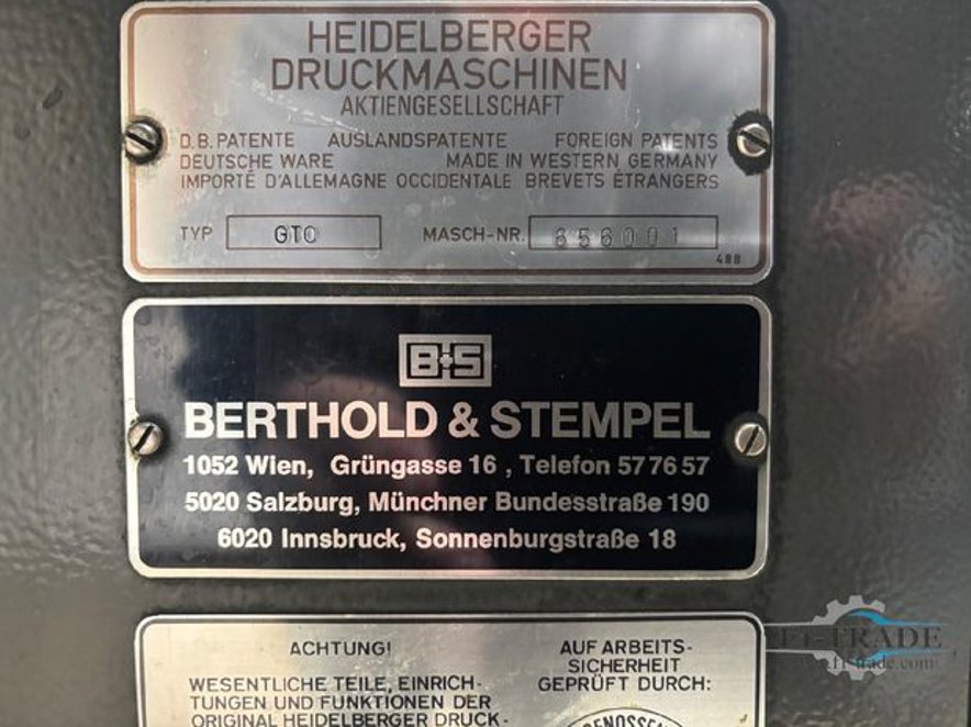 Sheet Fed / Offset Heidelberg GTO 46