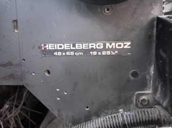 Sheet Fed / Offset Heidelberg MOZ