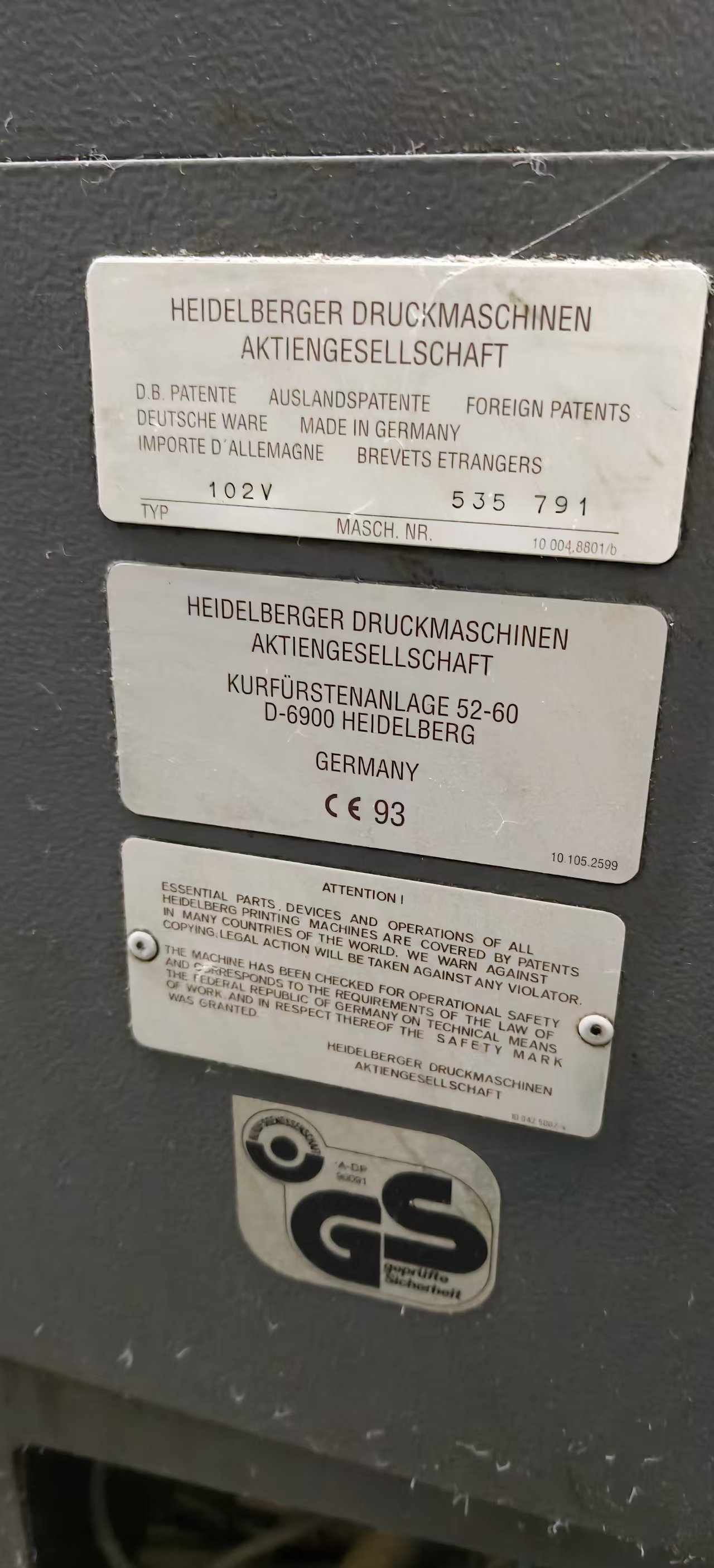 Sheet Fed / Offset Heidelberg 