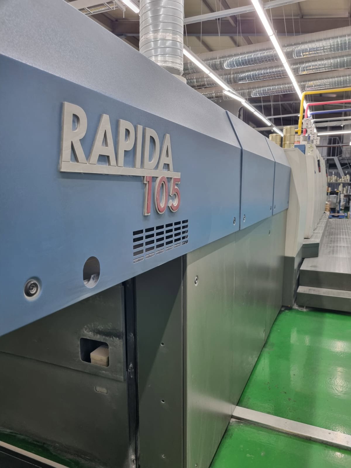 KBA RAPIDA 105-5+L (Aqueous) FAPC CX Printing Machinery, 2012, Muju, South Korea
