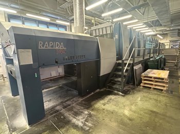 KBA Rapida RA145-SPC-8 SW  4 Printing Machinery, 2016, Oslo, Norway