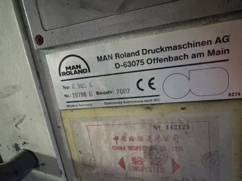 Sheet Fed / Offset Manroland 905+L