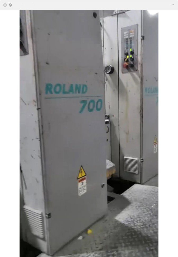 Sheet Fed / Offset Manroland R 705 3B